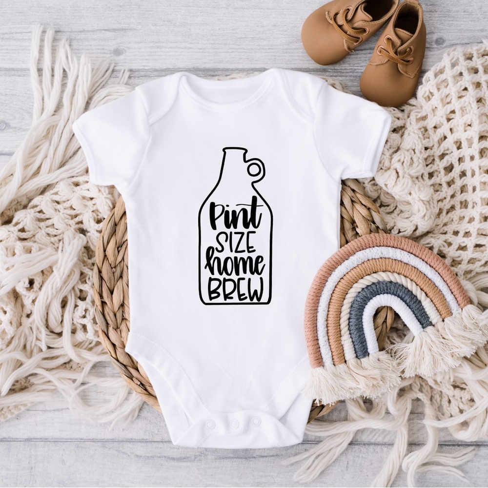 Pint Sized Home Brew Baby Onesie